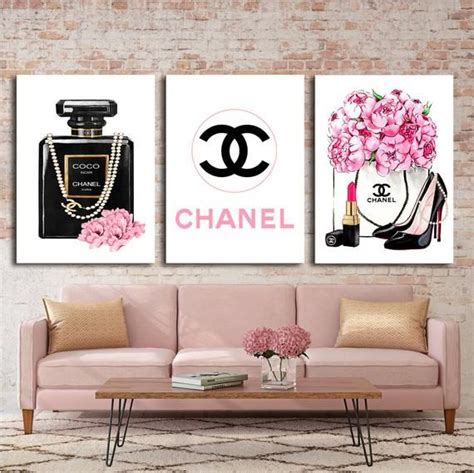 chanel canvass|Chanel pictures for bedroom.